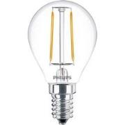 Philips CLA E14 LED Kogellamp 2-25W P45 827 Extra Warm Wit