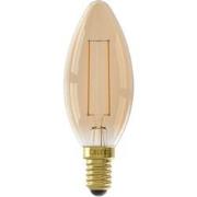 LED volglas Filament Kaarslamp 220-240V 3,5W 250lm E14 B35, Goud 2100K...