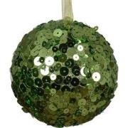 Kerstbal foam d8 cm groene thee