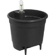 Self-watering insert 17 living black binnen l 17 x w 17 x h 15,7 cm