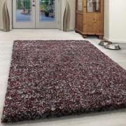 Tapijtenloods Rainbow Soft Shaggy Hoogpolig Vloerkleed Rood- 80x250 CM