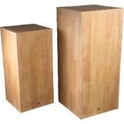 PTMD Zuilen Gustavo - 45x45x100 cm - Hout - Naturel - Set van 2