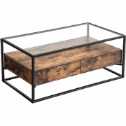 Salontafel Wave - Glas - 120x60x45