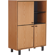 Beliani PARAMOUNT - Sideboard-Lichte houtkleur-Vezelplaat