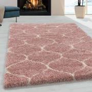 Tapijtenloods Opera Soft Shaggy Hoogpolig Vloerkleed Roze- 60x110 CM