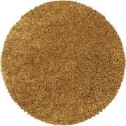 Tapijtenloods Monaco Soft Rond Shaggy Hoogpolig Vloerkleed Goud- 120 C...