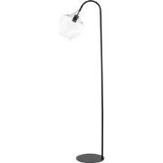 Light&living Vloerlamp 45x28x160 cm RAKEL mat zwart+helder