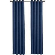 Larson - Luxe hotel blackout gordijn - met ringen - 1.5m x 2.5m - Donk...