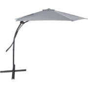 Feel Furniture - Zweefparasol - 3 Meter - Lichtgrijs