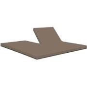 Harris&Darwin 100% Katoenen Taupe Split topper Hoeslaken 200x200cm