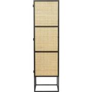 Housecraft Living Guuji Kast op wieltjes Hoog 1 deur Rotan/ Metaal