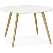 Ronde keukentafel AMY wit