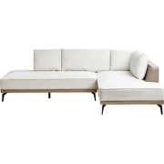 Beliani MYKEN - Modulaire Sofa-Wit-Polyester