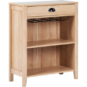 Beliani WALKERSTON - Sideboard-Lichte houtkleur-Vezelplaat