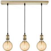 Home sweet home hanglamp pendel Vintage 3L Beam - brons