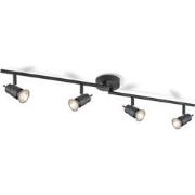 Moderne LED Opbouwspot Cilindro - Zwart - 81/9.5/16.2cm - Dimbaar - pl...