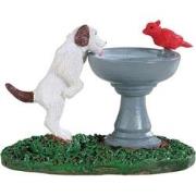 Bird bath dog fountain