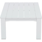 Lincoln lounge tafel 140x70 mat wit