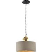 QUVIO Hanglamp cilinder rond grijs - QUV5093L-GREY