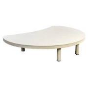 Hoshi kidney coffee table aluminium salix