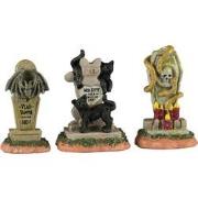 Spooky Town Headstones 4x10x16 cm 3st Halloween