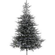 Kunstkerstboom snowy Grandis met scharnieren dia 132 cm hoogte 180 cm