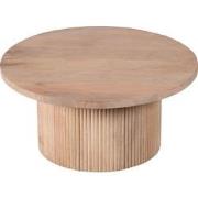 Lewis & Loft Salontafel Laila - FSC® Mangohout - Rond ?70 cm - Naturel