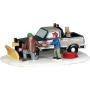 Snow plow set-up