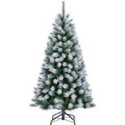 Black Box Kingston kunstkerstboom frosted maat in cm: 155 x 86 groen