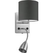 Moderne wandlamp Bling - antraciet - wandlamp Read inclusief lampenkap...