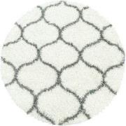 Tapijtenloods Opera Soft Shaggy Rond Hoogpolig Vloerkleed Cream- 80 CM...