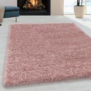 Tapijtenloods Monaco Soft Shaggy Hoogpolig Vloerkleed Roze- 300x400 CM