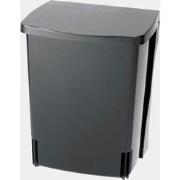 Wandafvalemmer Built-In Bin, 10 liter, rechthoekig - Black