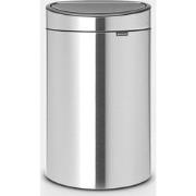 Touch Bin New afvalemmer, 40 liter, kunststof binnenemmer - Matt Steel...