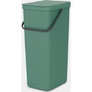 Sort & Go afvalemmer, 40 liter - Fir Green