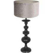 Anne Lighting tafellamp Lyons - zwart - metaal - 40 cm - E27 fitting -...