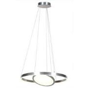 Moderne Hanglamp Ringlux Staal 3-lichts