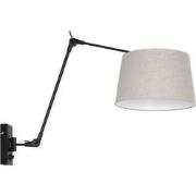 Moderne Wandlamp Luxora Grijs