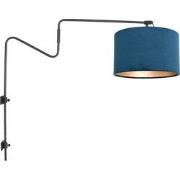 Trendy Wandlamp Aria Blauw