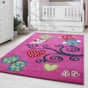 Tapijtenloods Kids Collection Vloerkleed Kinderkamer Paars Laagpolig- ...