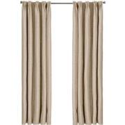 Larson - Luxe effen blackout gordijn - met haken - 1.5m x 2.5m - Licht...