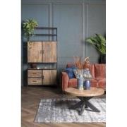 Livingfurn - Kabinetkast Sturdy - 40x100x200 - Mangohout