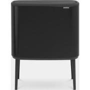 Bo Touch Bin, met 2 binnenemmers, 11 + 23 liter - Matt Black