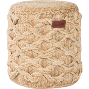 Beliani TURKAN - Poef-Beige-Jute