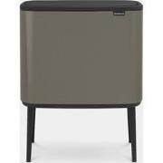 Bo Touch Bin, met 2 binnenemmers, 11 + 23 liter - Platinum