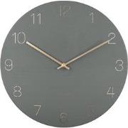 Wall Clock Charm Engraved Numbers