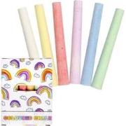 Decopatent® Uitdeelcadeaus 20 STUKS Kleine 12-Delige Regenboog Stoepkr...