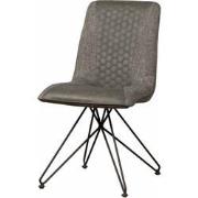 Tower living Capri sidechair - Vintage Grey + Linen Grey (uitlopend)