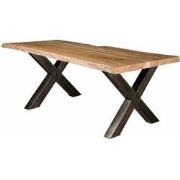 Tower living Xabia Tree-trunk dining table 180x90 - top 4