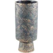 PTMD Mister Bloempot - 20 x 20 x 45 cm - Cement - Zwart